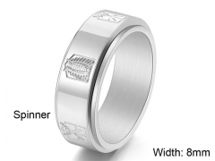 HY Wholesale Rings Jewelry 316L Stainless Steel Jewelry Rings-HY0156R0414