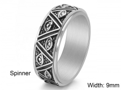 HY Wholesale Rings Jewelry 316L Stainless Steel Jewelry Rings-HY0156R0023