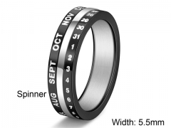 HY Wholesale Rings Jewelry 316L Stainless Steel Jewelry Rings-HY0156R0216