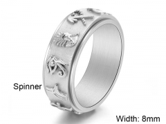 HY Wholesale Rings Jewelry 316L Stainless Steel Jewelry Rings-HY0156R0262