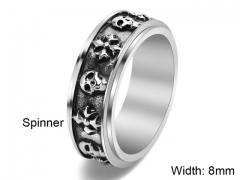 HY Wholesale Rings Jewelry 316L Stainless Steel Jewelry Rings-HY0156R0446