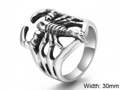 HY Wholesale Rings Jewelry 316L Stainless Steel Jewelry Rings-HY0156R0060