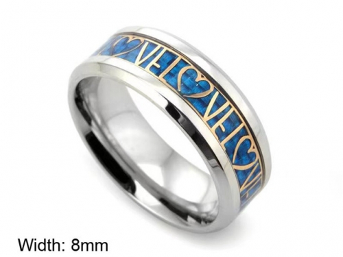 HY Wholesale Rings Jewelry 316L Stainless Steel Jewelry Rings-HY0156R0080