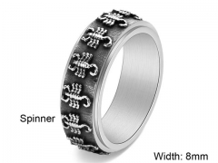 HY Wholesale Rings Jewelry 316L Stainless Steel Jewelry Rings-HY0156R0165