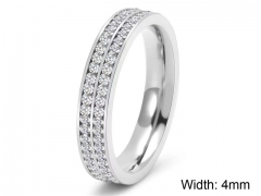HY Wholesale Rings Jewelry 316L Stainless Steel Jewelry Rings-HY0156R0034