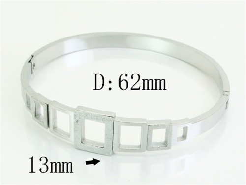 HY Wholesale Bangles Jewelry Stainless Steel 316L Popular Bangle-HY19B1247HJG