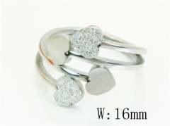 HY Wholesale Rings Jewelry Stainless Steel 316L Popular Rings-HY19R1389OR