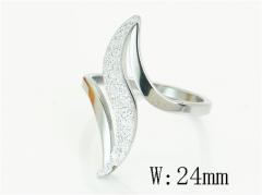 HY Wholesale Rings Jewelry Stainless Steel 316L Popular Rings-HY19R1424OX