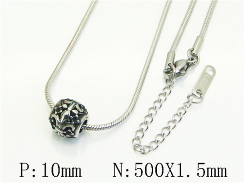 HY Wholesale Stainless Steel 316L Jewelry Popular Necklaces-HY12N0833DLL