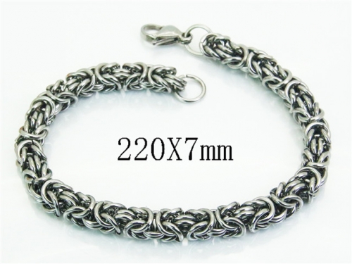 HY Wholesale Bracelets 316L Stainless Steel Jewelry Bracelets-HY55B0897WKL