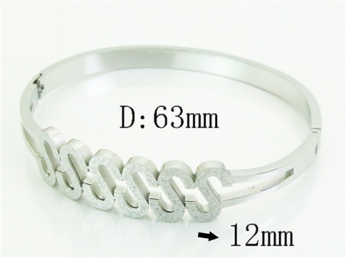 HY Wholesale Bangles Jewelry Stainless Steel 316L Popular Bangle-HY19B1208HJC