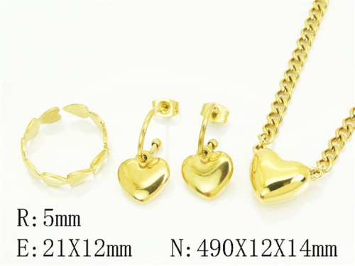 HY Wholesale Jewelry Set 316L Stainless Steel jewelry Set Fashion Jewelry-HY50S0580HOE