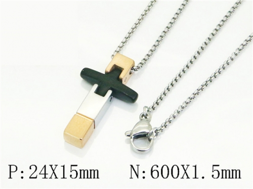 HY Wholesale Stainless Steel 316L Jewelry Popular Necklaces-HY41N0387HOS
