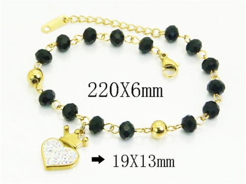 HY Wholesale Bracelets 316L Stainless Steel Jewelry Bracelets-HY24B0270VPO