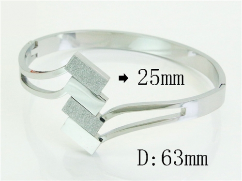 HY Wholesale Bangles Jewelry Stainless Steel 316L Popular Bangle-HY19B1229HJC