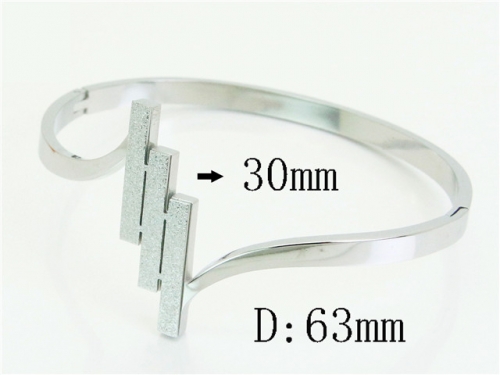 HY Wholesale Bangles Jewelry Stainless Steel 316L Popular Bangle-HY19B1232HID