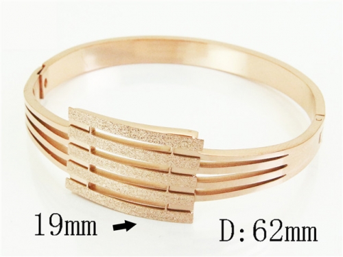 HY Wholesale Bangles Jewelry Stainless Steel 316L Popular Bangle-HY19B1198HKE