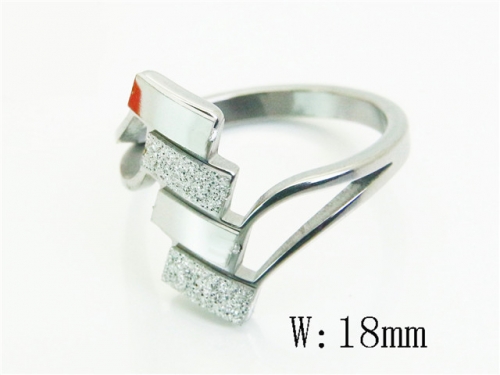 HY Wholesale Rings Jewelry Stainless Steel 316L Popular Rings-HY19R1373OY