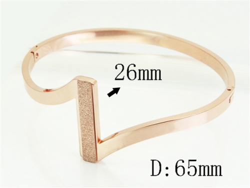 HY Wholesale Bangles Jewelry Stainless Steel 316L Popular Bangle-HY19B1237HJD