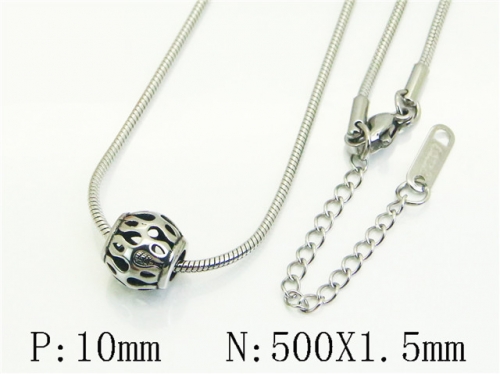 HY Wholesale Stainless Steel 316L Jewelry Popular Necklaces-HY12N0835VLL