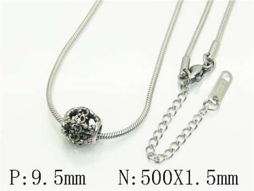 HY Wholesale Stainless Steel 316L Jewelry Popular Necklaces-HY12N0829YLL
