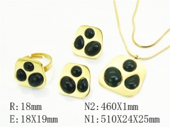 HY Wholesale Jewelry Set 316L Stainless Steel jewelry Set Fashion Jewelry-HY50S0569IHS