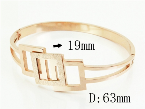 HY Wholesale Bangles Jewelry Stainless Steel 316L Popular Bangle-HY19B1222HJR
