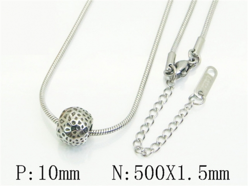 HY Wholesale Stainless Steel 316L Jewelry Popular Necklaces-HY12N0826GLL