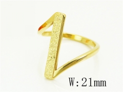 HY Wholesale Rings Jewelry Stainless Steel 316L Popular Rings-HY19R1401OE