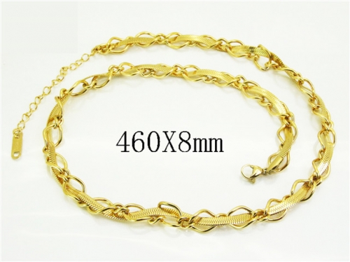 HY Wholesale Stainless Steel 316L Jewelry Popular Necklaces-HY32N0781HHQ
