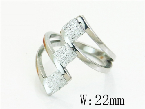 HY Wholesale Rings Jewelry Stainless Steel 316L Popular Rings-HY19R1421OW