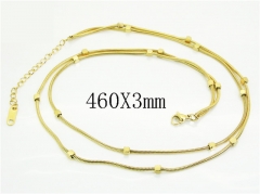 HY Wholesale Stainless Steel 316L Jewelry Popular Necklaces-HY32N0782HJA