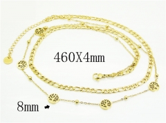 HY Wholesale Stainless Steel 316L Jewelry Popular Necklaces-HY32N0789HHZ