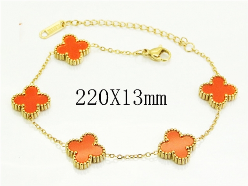 HY Wholesale Bracelets 316L Stainless Steel Jewelry Bracelets-HY50B0097MR