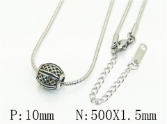 HY Wholesale Stainless Steel 316L Jewelry Popular Necklaces-HY12N0824VLL