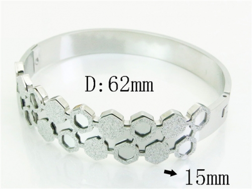 HY Wholesale Bangles Jewelry Stainless Steel 316L Popular Bangle-HY19B1211HJS