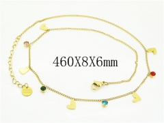 HY Wholesale Stainless Steel 316L Jewelry Popular Necklaces-HY32N0797HFF