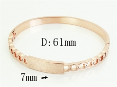 HY Wholesale Bangles Jewelry Stainless Steel 316L Popular Bangle-HY19B1273HJA