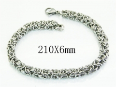 HY Wholesale Bracelets 316L Stainless Steel Jewelry Bracelets-HY55B0899CKL