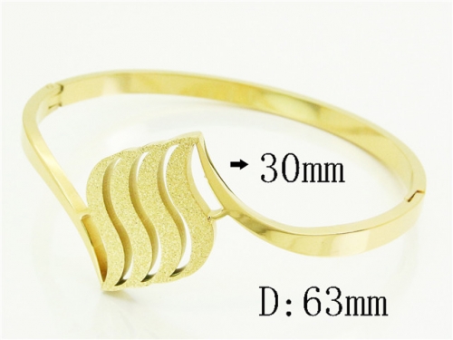 HY Wholesale Bangles Jewelry Stainless Steel 316L Popular Bangle-HY19B1227HJD