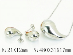 HY Wholesale Jewelry Set 316L Stainless Steel jewelry Set Fashion Jewelry-HY50S0597HKF