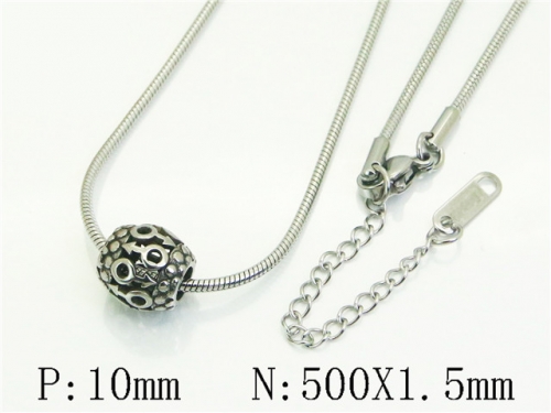HY Wholesale Stainless Steel 316L Jewelry Popular Necklaces-HY12N0808ALL