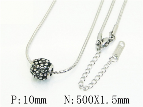 HY Wholesale Stainless Steel 316L Jewelry Popular Necklaces-HY12N0821RLL