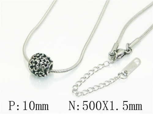 HY Wholesale Stainless Steel 316L Jewelry Popular Necklaces-HY12N0801CLL