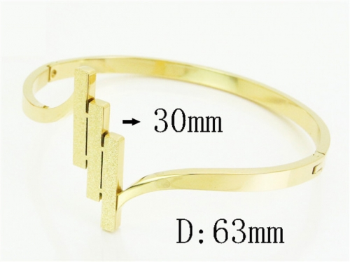 HY Wholesale Bangles Jewelry Stainless Steel 316L Popular Bangle-HY19B1233HJA