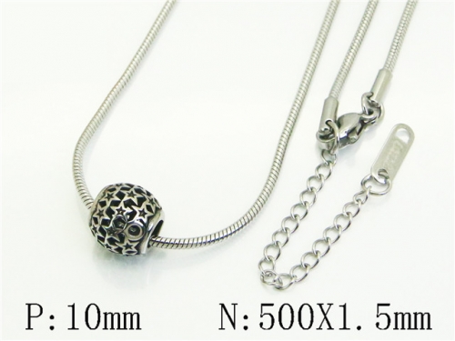 HY Wholesale Stainless Steel 316L Jewelry Popular Necklaces-HY12N0838VLL