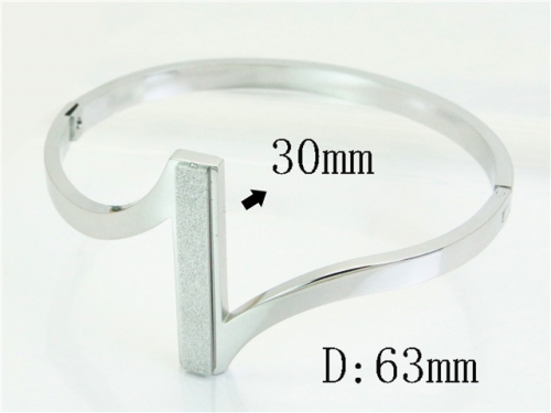 HY Wholesale Bangles Jewelry Stainless Steel 316L Popular Bangle-HY19B1235HIE