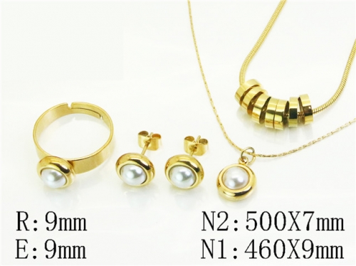 HY Wholesale Jewelry Set 316L Stainless Steel jewelry Set Fashion Jewelry-HY50S0576IHW