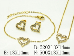 HY Wholesale Jewelry Set 316L Stainless Steel jewelry Set Fashion Jewelry-HY59S2553HJS