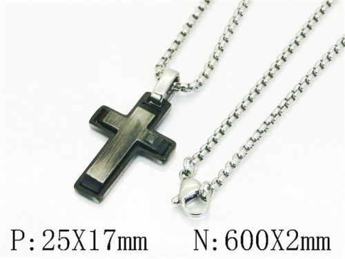 HY Wholesale Stainless Steel 316L Jewelry Popular Necklaces-HY41N0385HLX